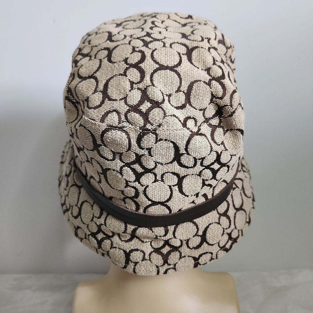 Walt Disney World Mickey Mouse Silhouette Tan Brown Bucket Hat - Picture 8 of 13